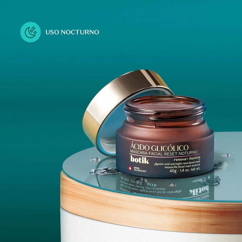 Botik Mascarilla Facial Reset Nocturna Ácido/Glicol 40G