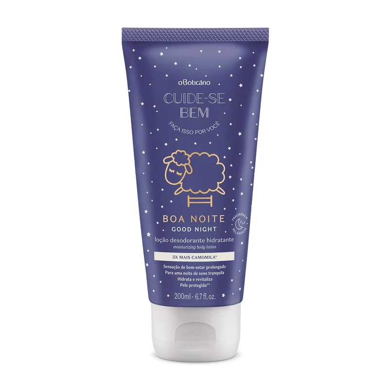 Loción Hidratante Corporal Boa Noite 200Ml Cuide-Se Bem