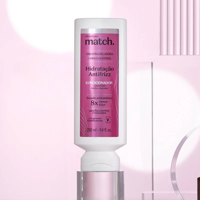 Acondicionador hidratación antifrizz 280ML Match