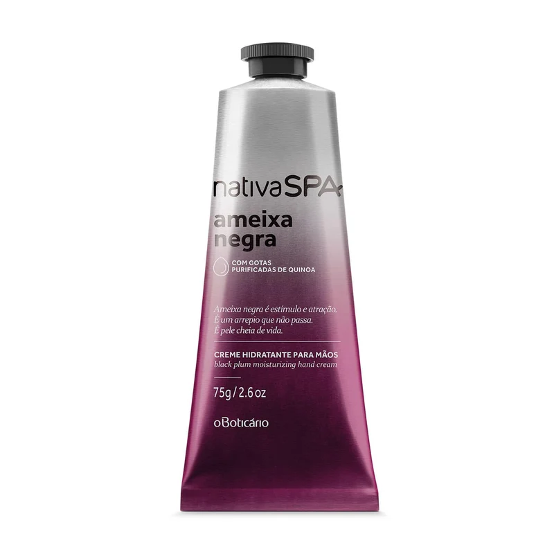 Crema hidratante de manos Ciruela Negra 75G Nativa Spa