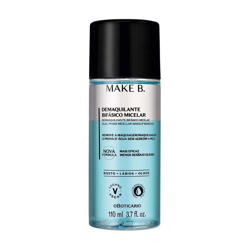 Desmaquillante Bifásico Micelar, 110 ml. Make B