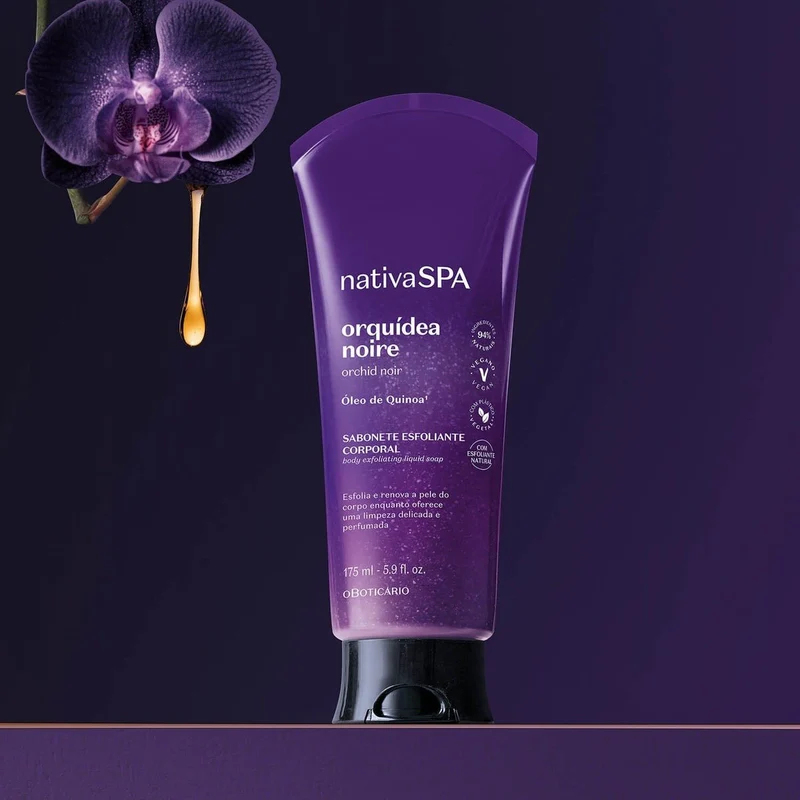 JABÓN LIQUIDO EXFOLIANTE CORPORAL ORQUIDEA NOIRE NSPA