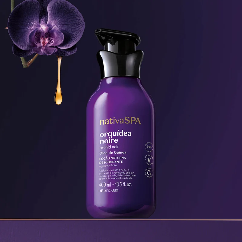 Loción hidratante corporal de orquídea noire 400 ML NSPA