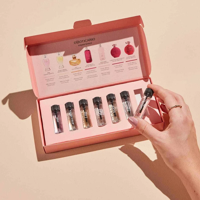 Mini set de perfumes OBoticário para mujer