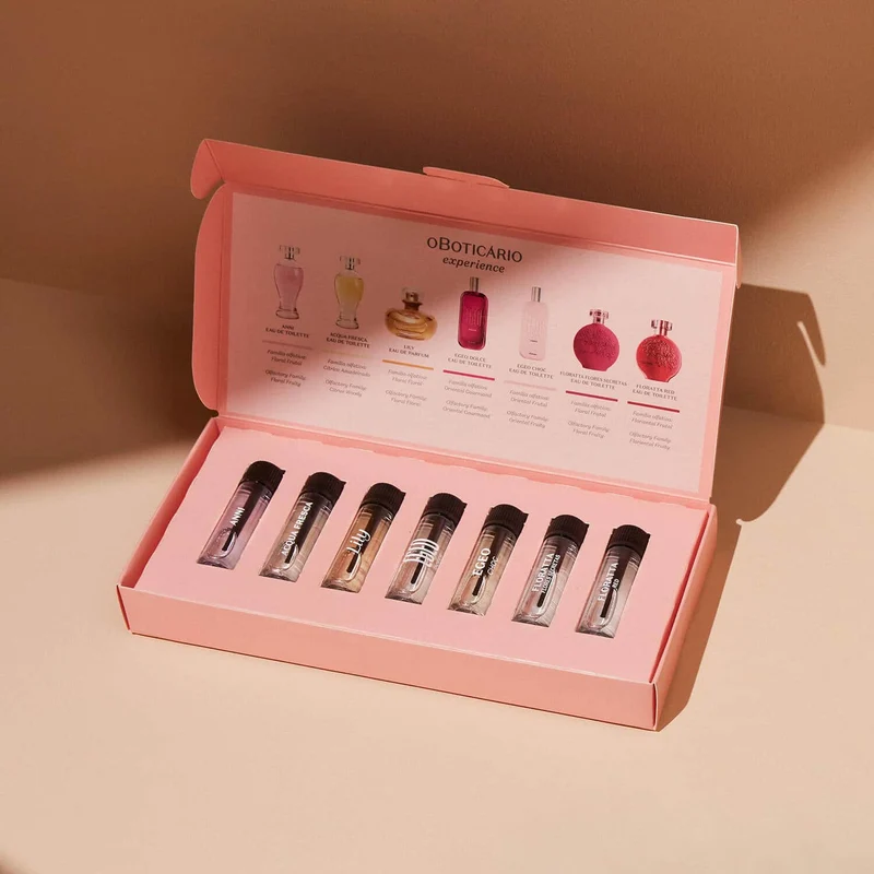 Mini set de perfumes OBoticário para mujer