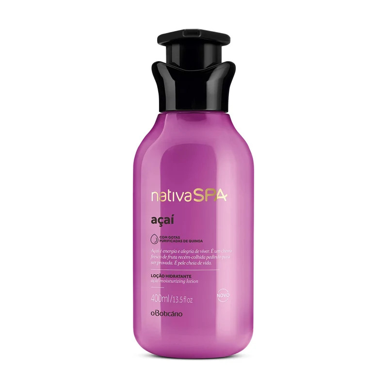 Loción hidratante Acai 400Ml Nativa Spa