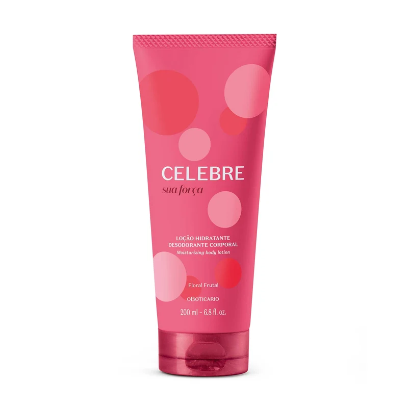 Loción corporal para mujer Sua Força, 200ml Celebre
