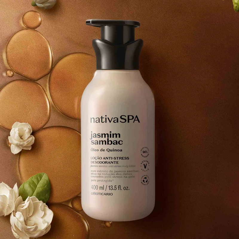 Loción hidratante Corporal Antiestres Jasmin Sambac 400Ml Exp Nspa