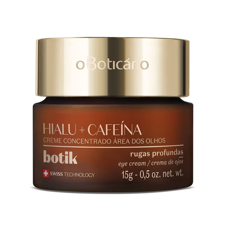 Contorno de Ojos Botik Hialurónico + Cafeína para Arrugas Profundas – 15g