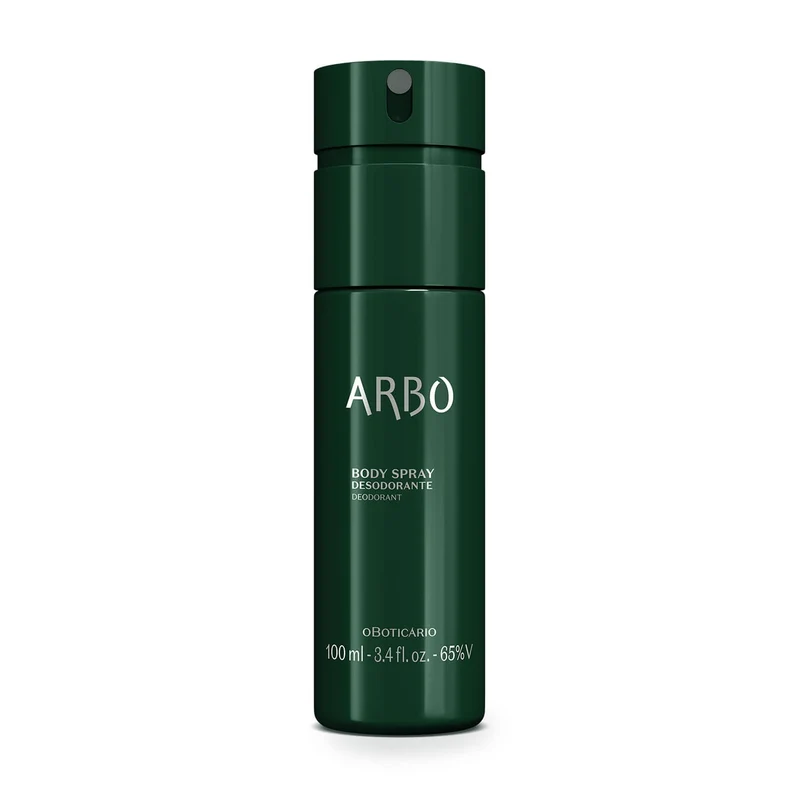 Desodorante antitranspirante body spray de hombre, 100ml- Arbo