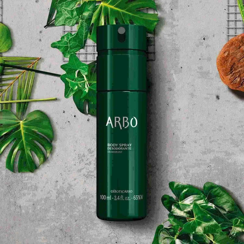 Desodorante antitranspirante body spray de hombre, 100ml- Arbo