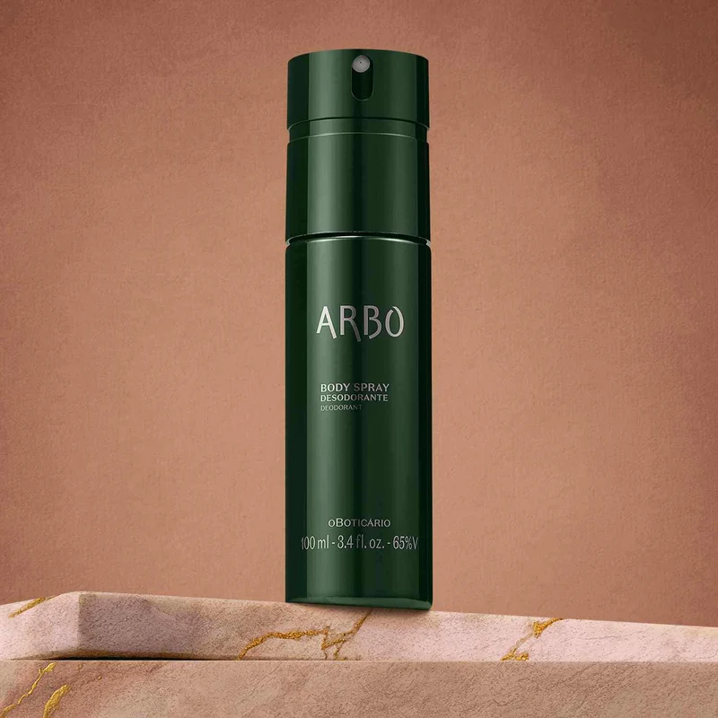 Desodorante antitranspirante body spray de hombre, 100ml- Arbo