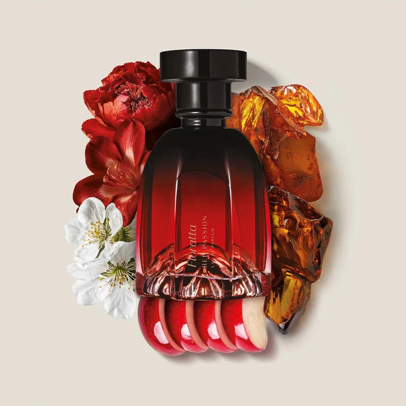 PERFUME DE MUJER FLORATTA RED PASION, 75ml