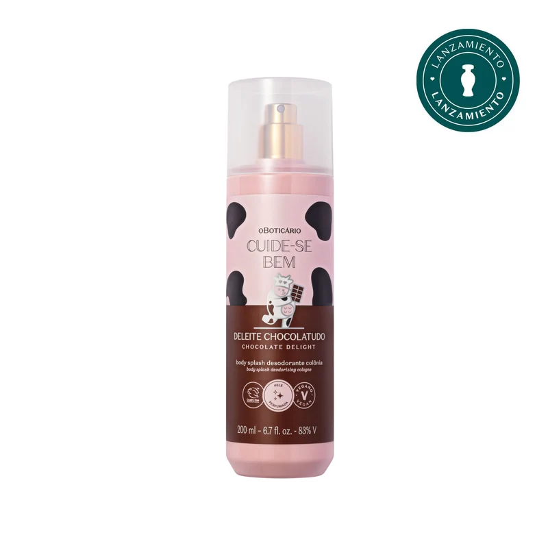 Body Splash Corporal Deleite Chocolatudo 200Ml Exp Cuide-Se Bem
