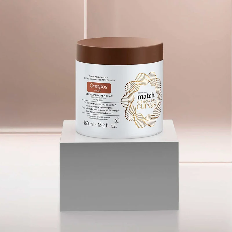 CREMA PARA PEINAR CRESPOS CIENCIA CURVAS 450 ML MATCH