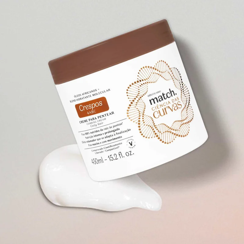 CREMA PARA PEINAR CRESPOS CIENCIA CURVAS 450 ML MATCH