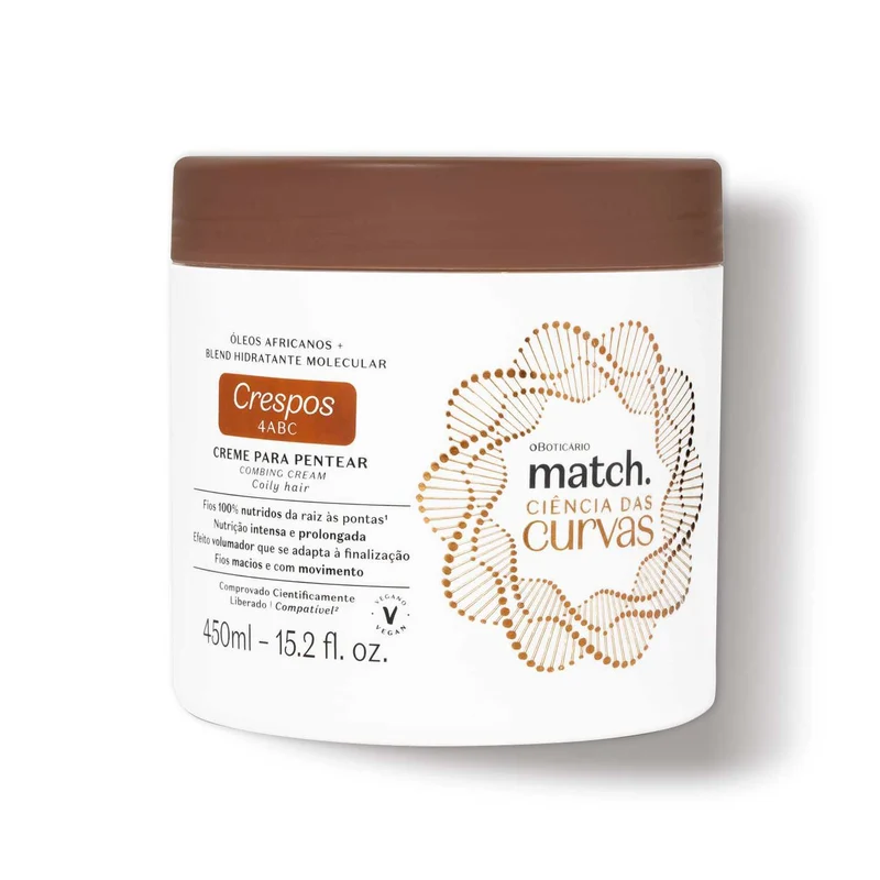 CREMA PARA PEINAR CRESPOS CIENCIA CURVAS 450 ML MATCH