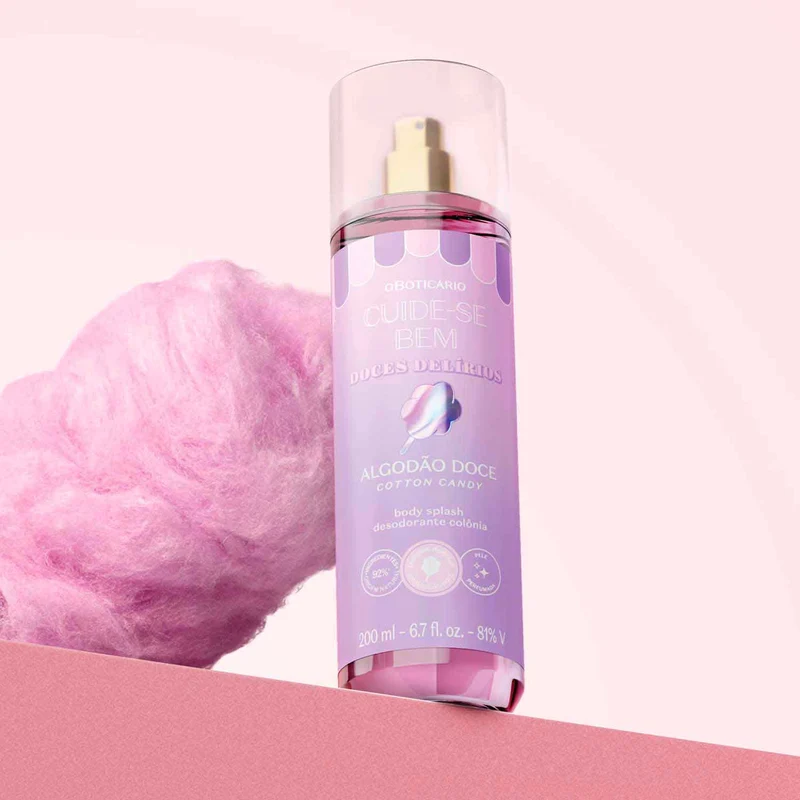 Body splash Dulce Delírios200ml Cuide-se Bem