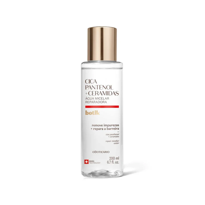 Agua micelar reparadora cica pantenol + Ceramidas BOTIK 200ml