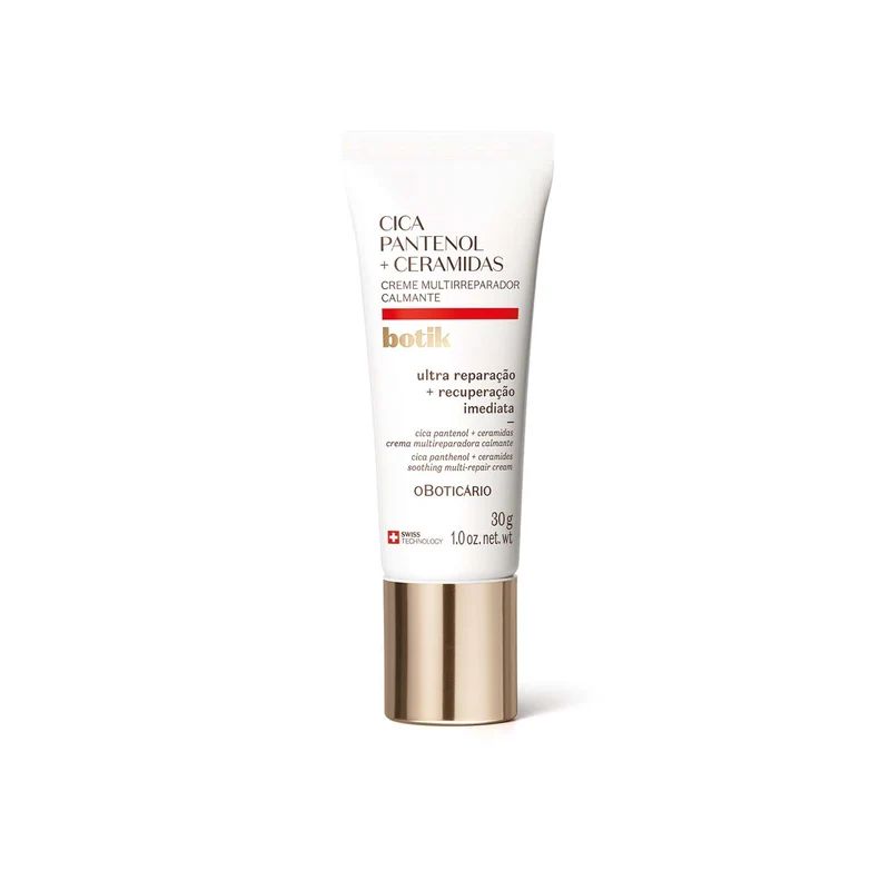 Crema multireparadora calmante cica pantenol + ceramidas Botik 30g