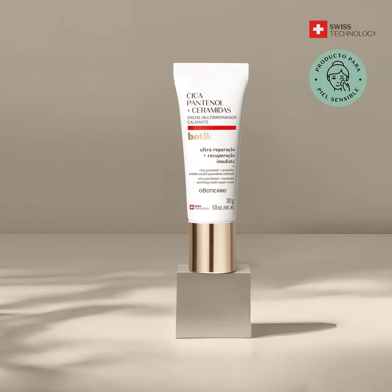 Crema multireparadora calmante cica pantenol + ceramidas Botik 30g