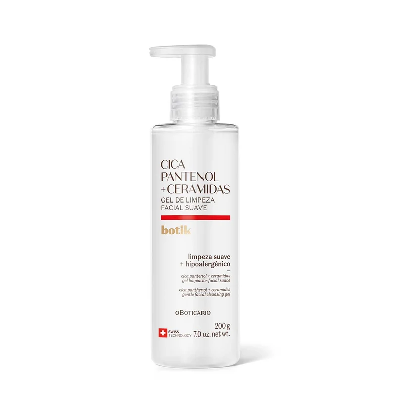 Gel de limpieza facial cica pantenol + Ceramidas BOTIK 200g