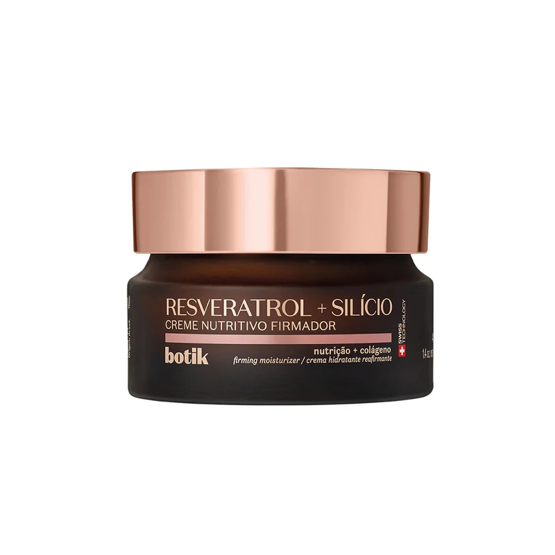 Crema facial reafirmante con resveratrol + Silicio Botik 40g