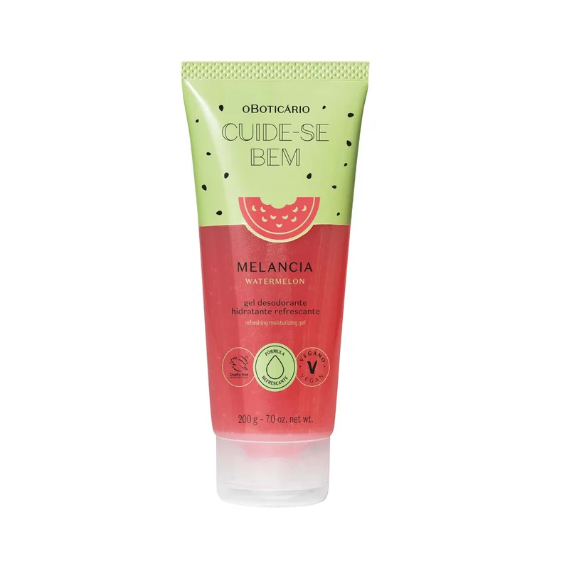 Gel Hidratante Refrescante Corporal Sandia Cuide-Se Bem 200G