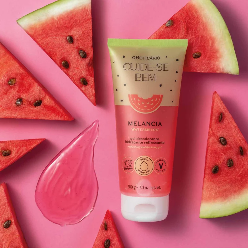 Gel Hidratante Refrescante Corporal Sandia Cuide-Se Bem 200G