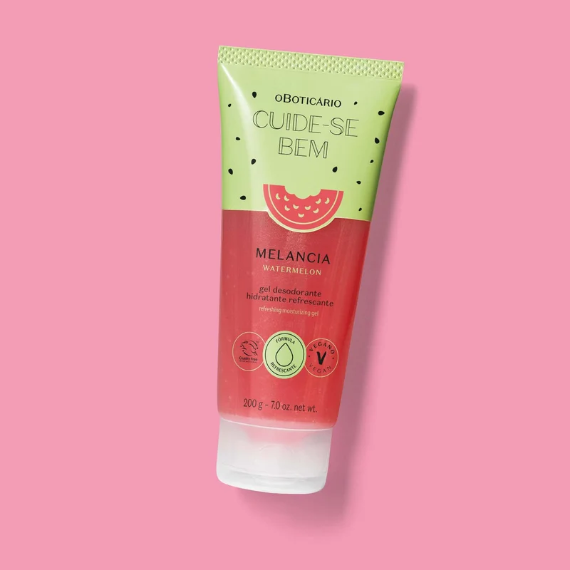 Gel Hidratante Refrescante Corporal Sandia Cuide-Se Bem 200G