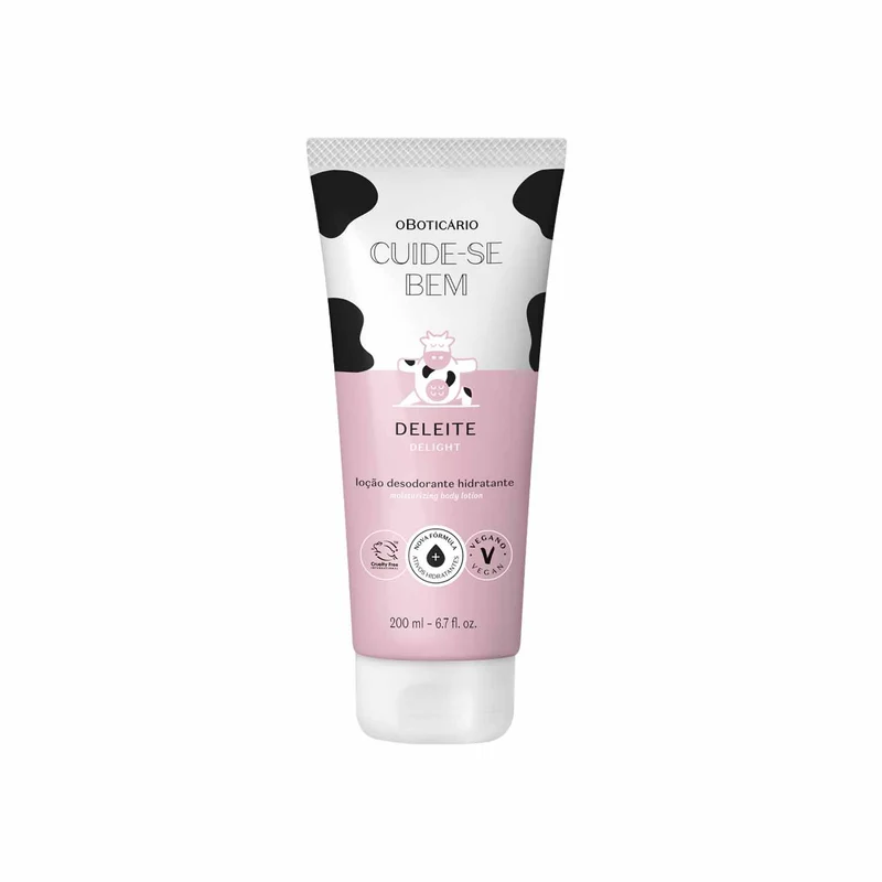 Loción Hidratante Corporal Deleite, 200 Ml Cuide-Se Bem