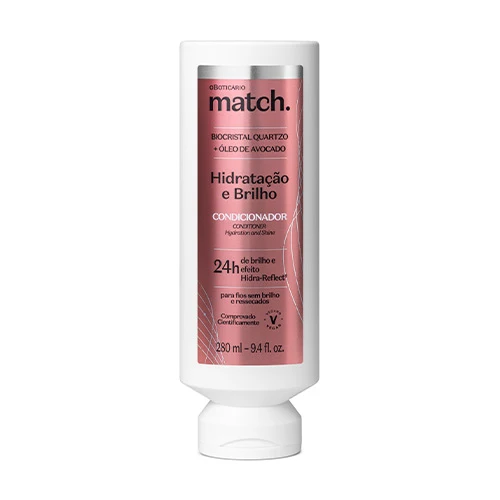 Acondicionador para cabello de hidratación y brillo 300ML MATCH
