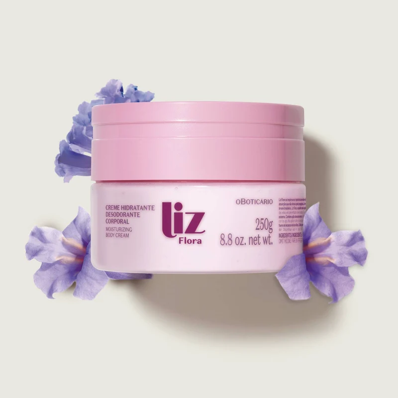 Crema hidratante corporal Liz Flora 250 G