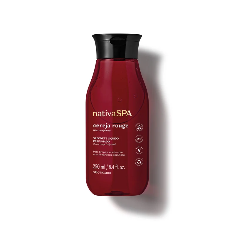 Jabón liquido corporal Cereza roja 200ML NATIVA SPA