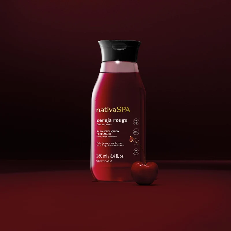 Jabón liquido corporal Cereza roja 200ML NATIVA SPA
