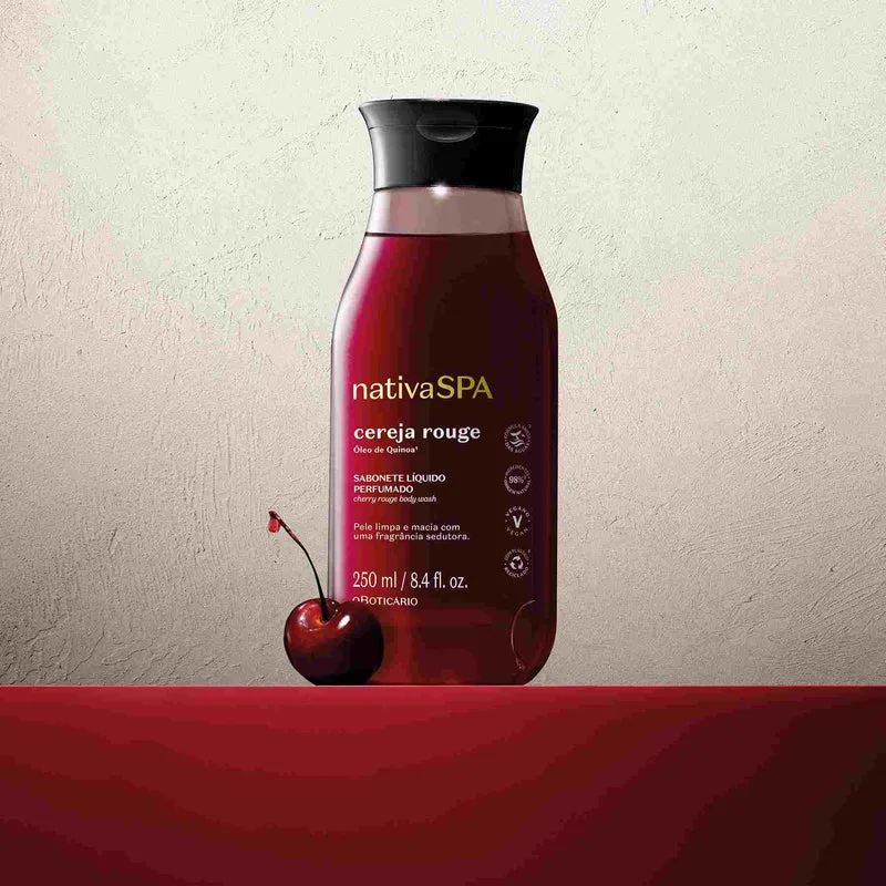 Jabón liquido corporal Cereza roja 200ML NATIVA SPA