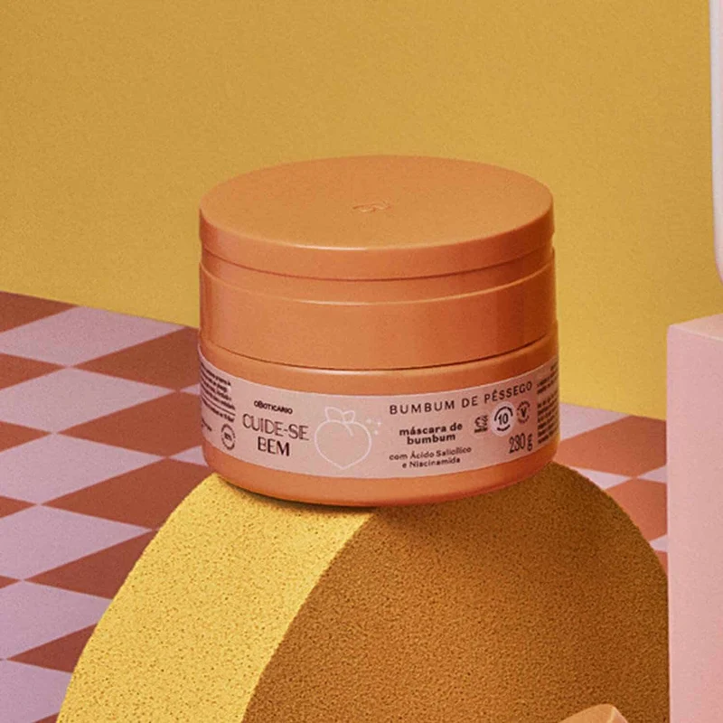 Crema Reafirmante De Glúteos De Melocotón 230G Cuide-Se Bem
