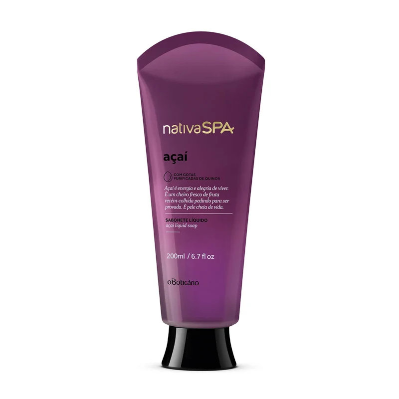 Jabón liquido corporal Acai 200ML Nativa Spa