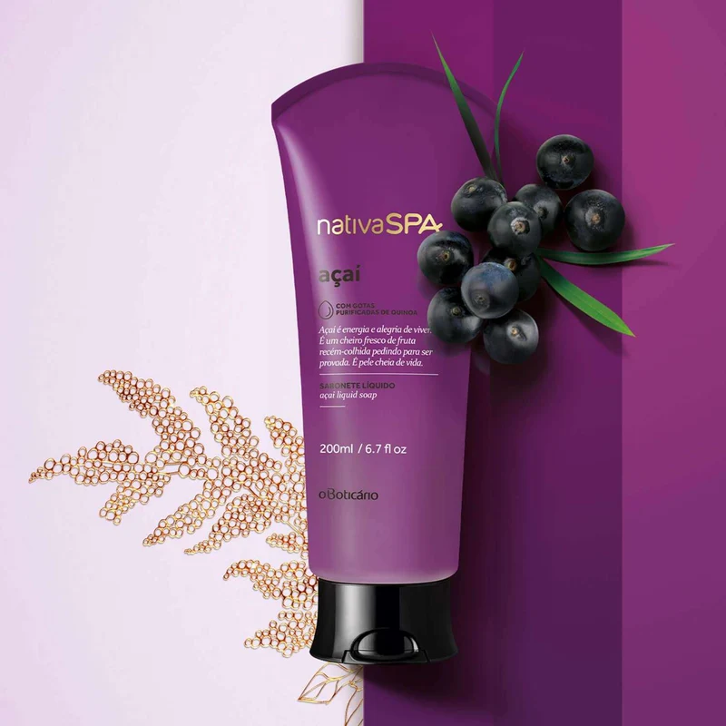 Jabón liquido corporal Acai 200ML Nativa Spa