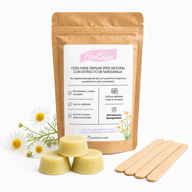 Cera para depilar 100% natural | ORGÁNICA - cuerpo completo