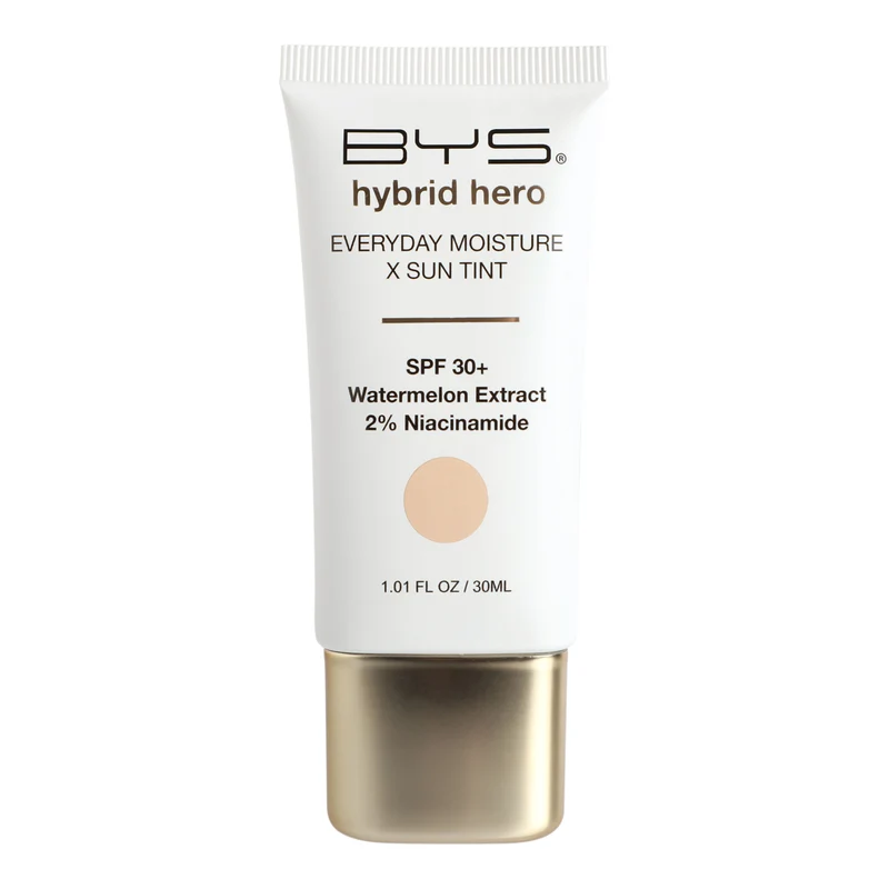 BYS Hybrid Hero Hidratante diario + tinte con protección solar