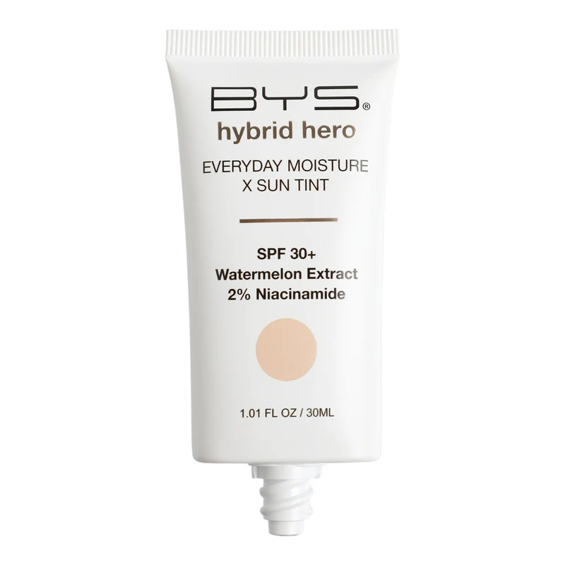 BYS Hybrid Hero Hidratante diario + tinte con protección solar