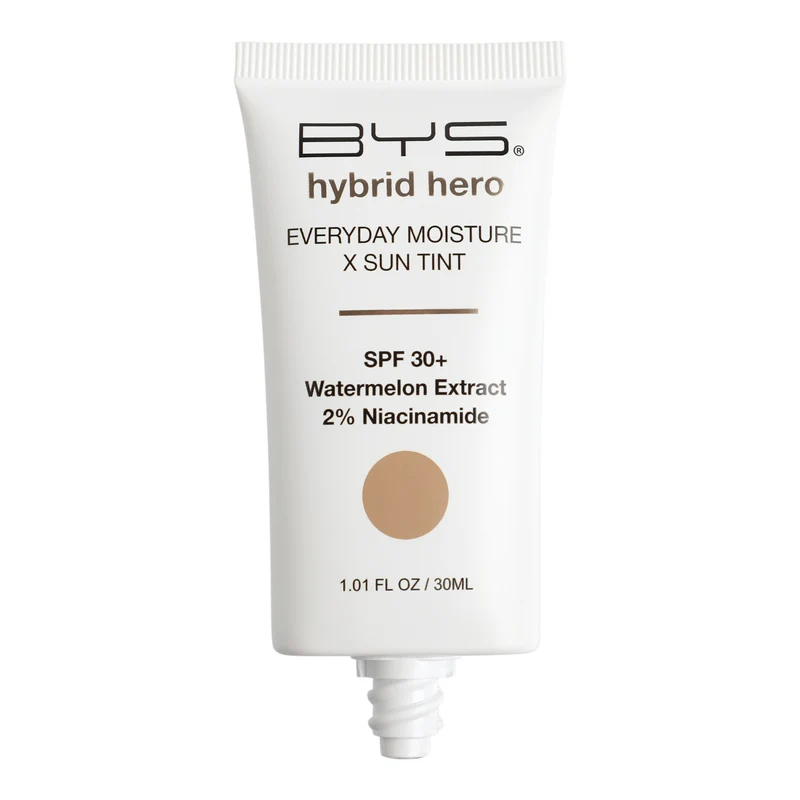 BYS Hybrid Hero Hidratante diario + tinte con protección solar