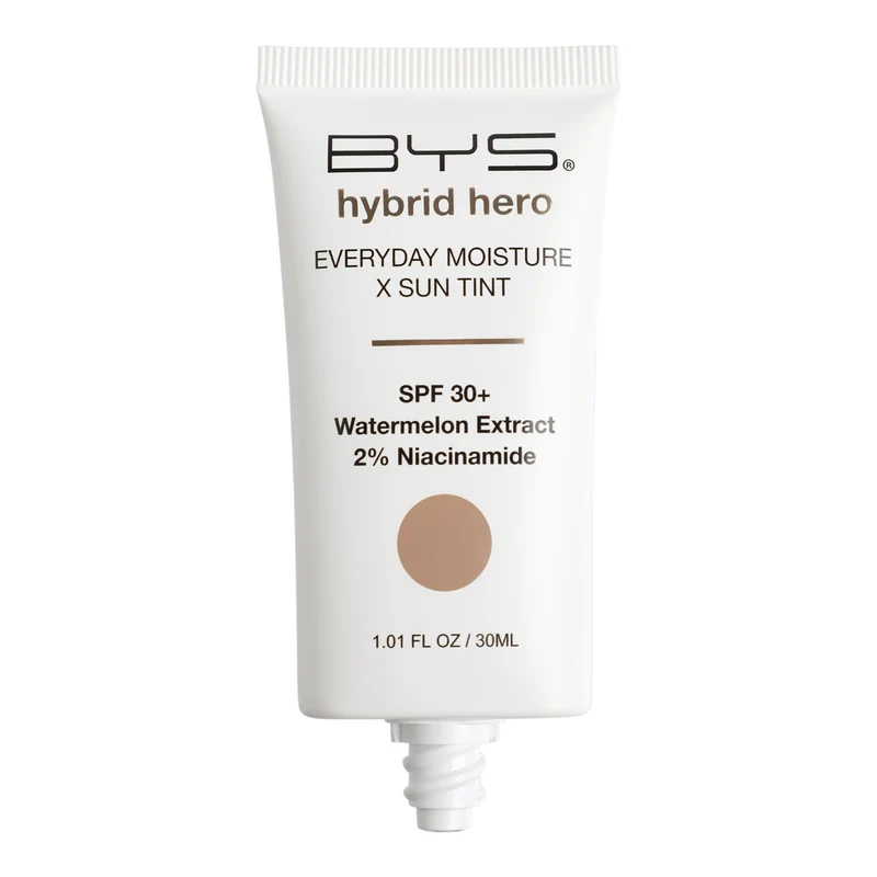 BYS Hybrid Hero Hidratante diario + tinte con protección solar
