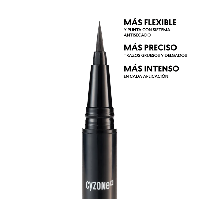 Delineador de Ojos Punta Plumón Studio Look Cyzone 1 ml