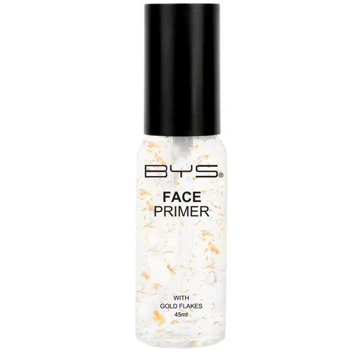 Primer para rostro con hojuelas doradas Transparente