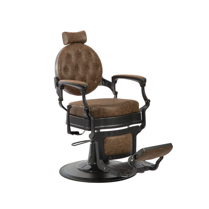 Sillón de Barberia Deluxe Brown Edition