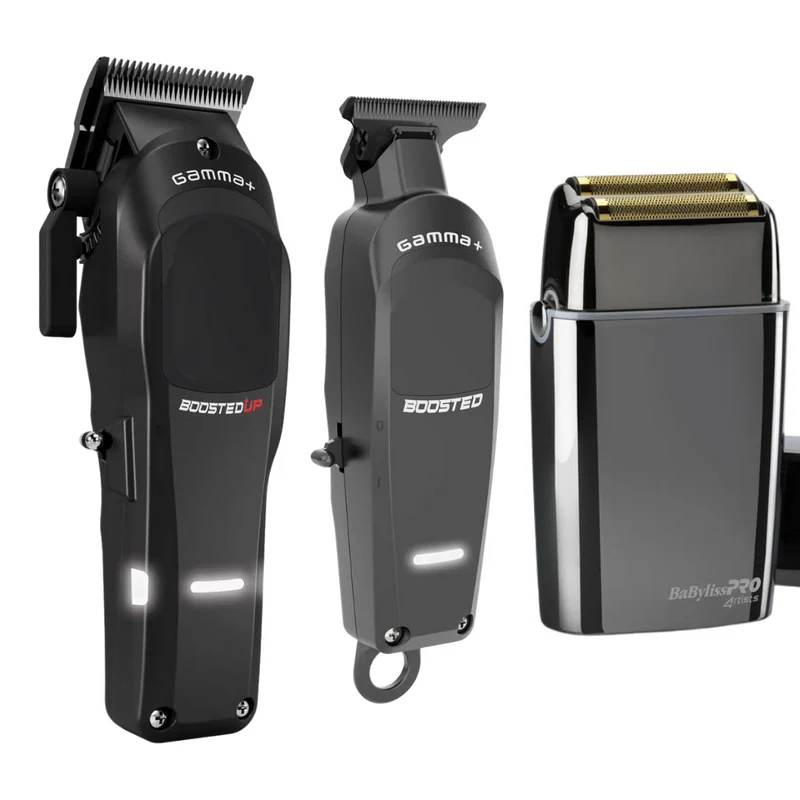 Gamma Piu Boosted Up + Boosted Trimmer + FX02 Shaver Babyliss