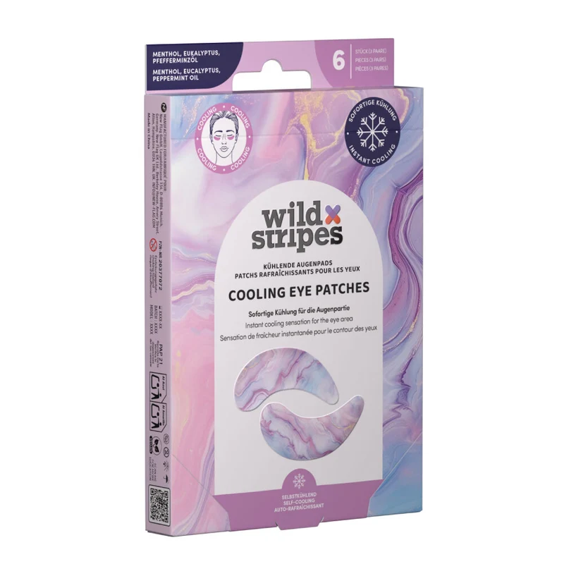 Wild Stripes Cooling Eye Patches Rose Marble - 6 apósitos