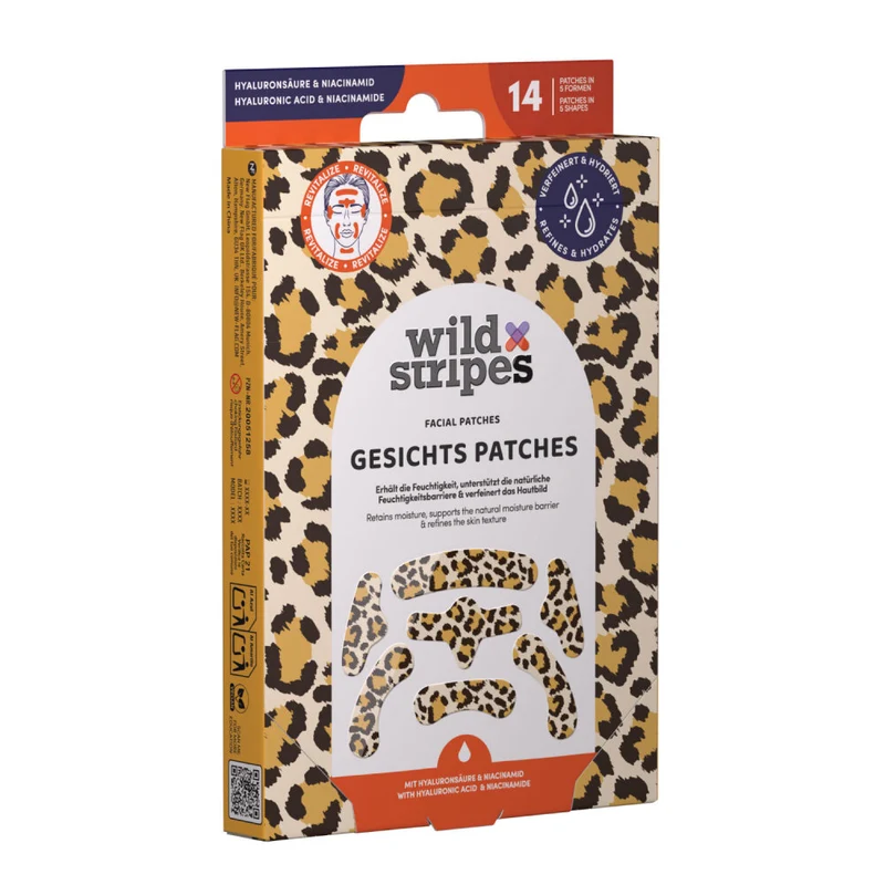 Wild Stripes Facial Patches Animal Leo - 14 apósitor